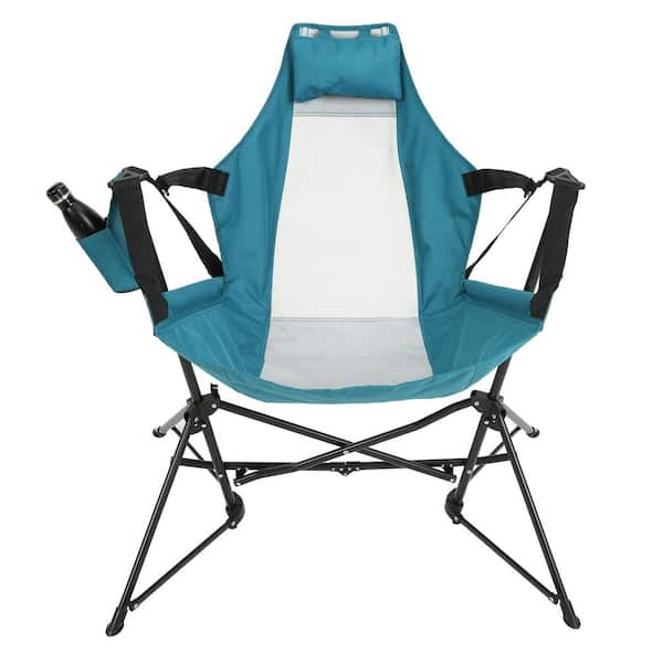 Otryad Hammock Camping Chair, Folding Portable Metal Outdoor Rocking Chair, Aluminum Alloy Adjustable Back Swinging Chair