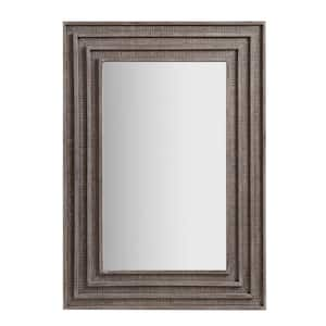 Naomi 24 in. W x 34 in. H Gray Wall Mirror