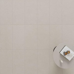 Spanish Pureform Porcelain 12 in. x 24 in. x 9mm Floor and Wall Tile - Natural Cream (5 PCS/Case, 10.76 sq. ft./Case)