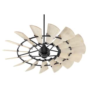 Windmill 60 in. Indoor Noir Ceiling Fan with Wall Control