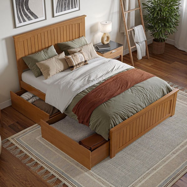 AFI Nantucket Light Toffee Natural Bronze Solid Wood Frame Full