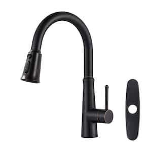 Single Handle Pull Down Sprayer Kitchen Faucet in Oil Rubbed Bronze