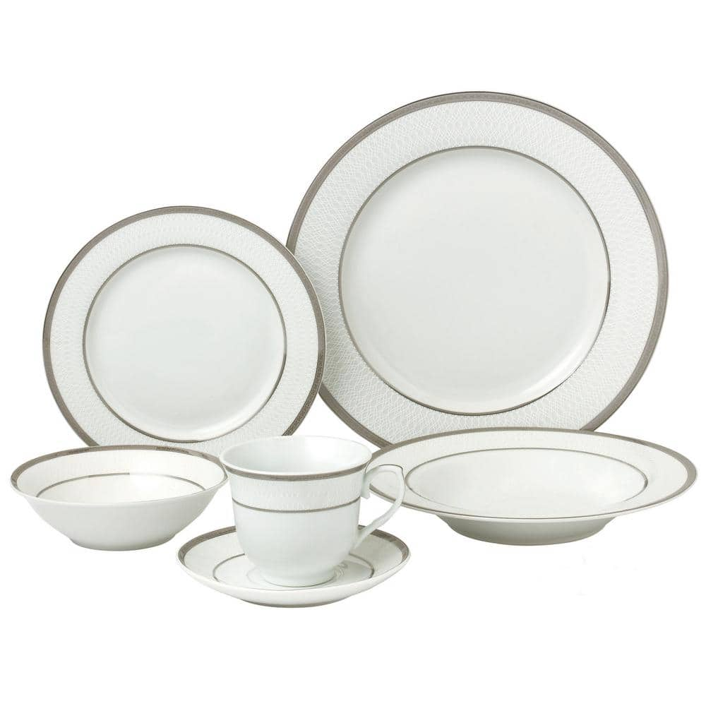 Luxury Porcelain Complete Tableware Set, Ceramic Dinner Plate Set – Crafted  Fashions