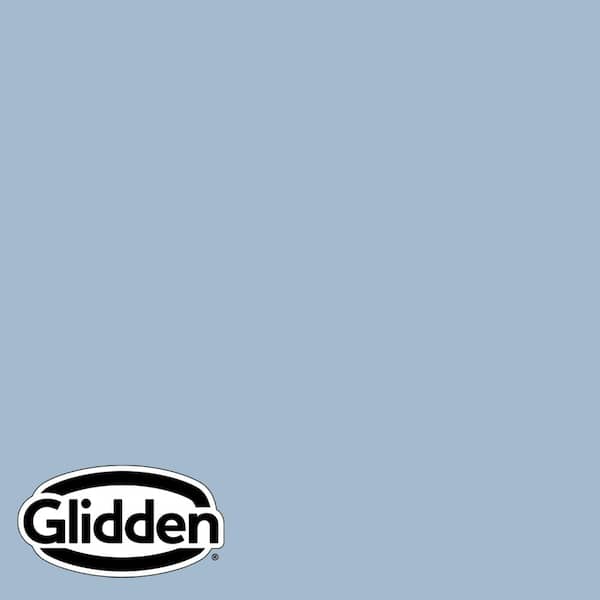 Glidden Premium 5 gal. #PPG1159-3 Heavenly Blue Satin Exterior Latex Paint