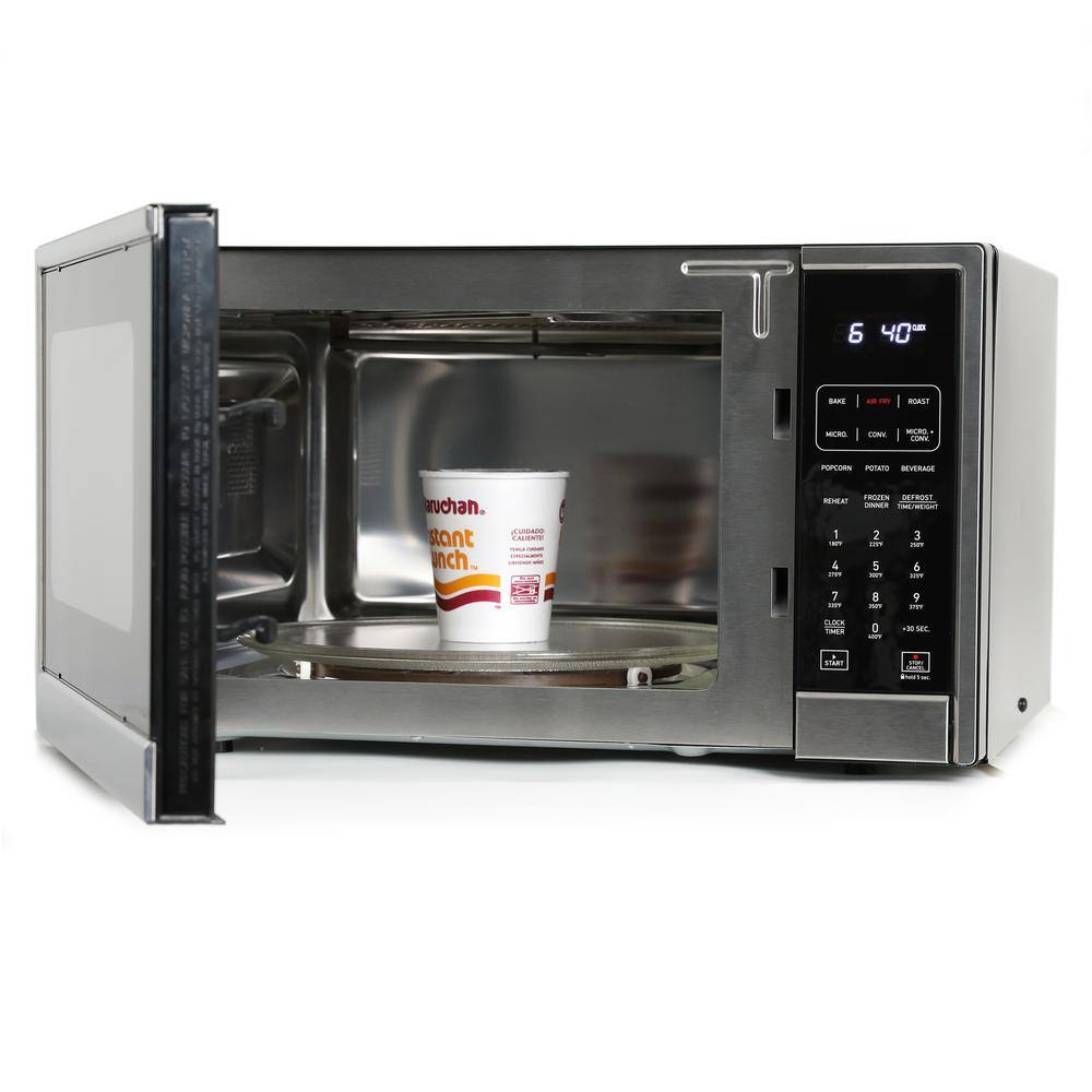 West Bend 1.3 Cu. Ft. Stainless Steel 3-in-1 Microwave Air Fry Convection Oven