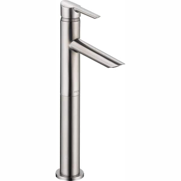 Delta Compel Single Hole Single-Handle Vessel Bathroom Faucet in Stainless