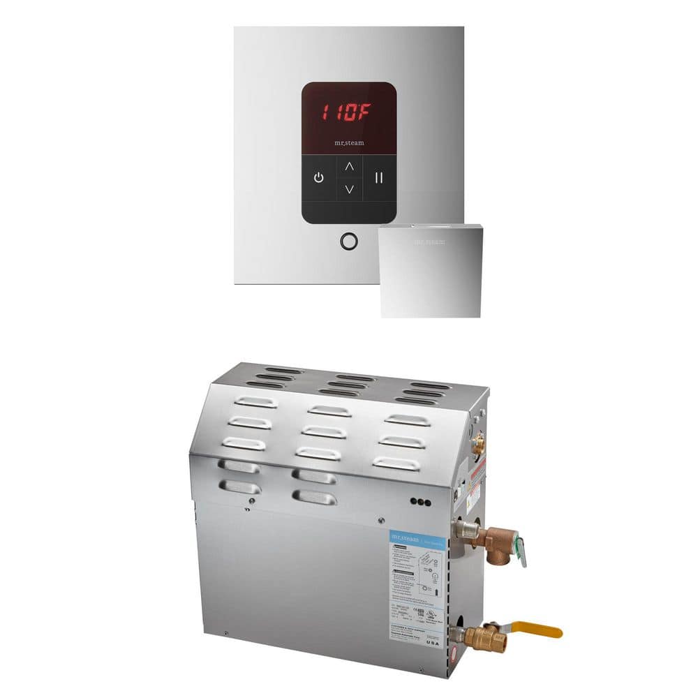 MS 9 kW (9000 W) Steam Shower Generator Package with Square iTempo Control in Polished Chrome price history on PriceWatchPro