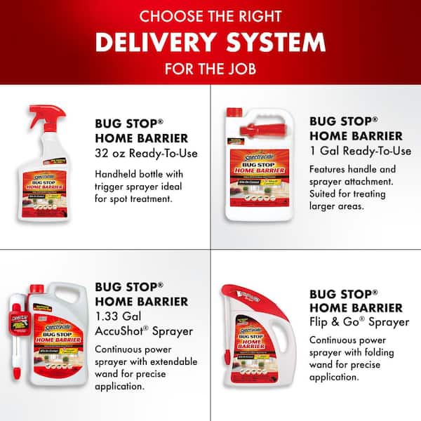 Spectracide - 1.3 Gal. Bug Stop Home Barrier AccuShot Sprayer Refill (Insect Killer)