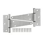 4 in. Galvanized Heavy Duty Tee Hinges (2-Pack)