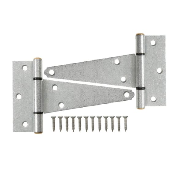 gate hooks on 4" plate heavy duty and galvanised  pack of 2 with fittings 