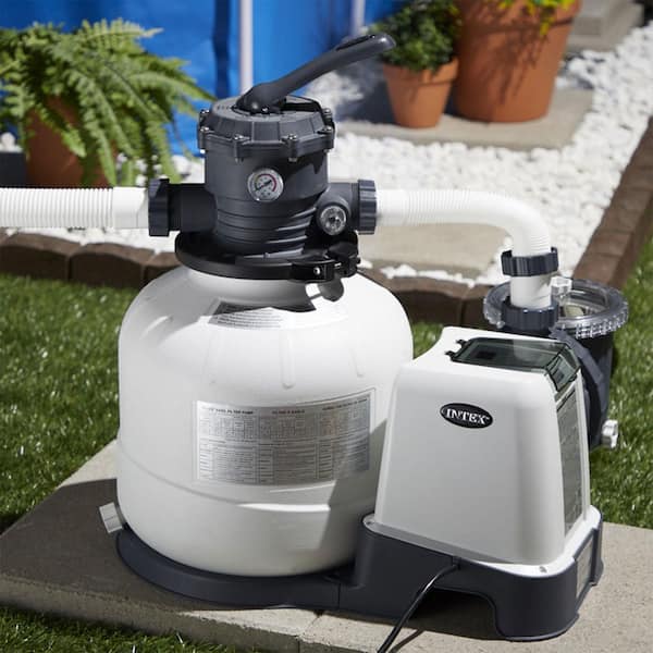 Intex 26647EG 2800 GPH Sand Filter Pump with Automatic Timer