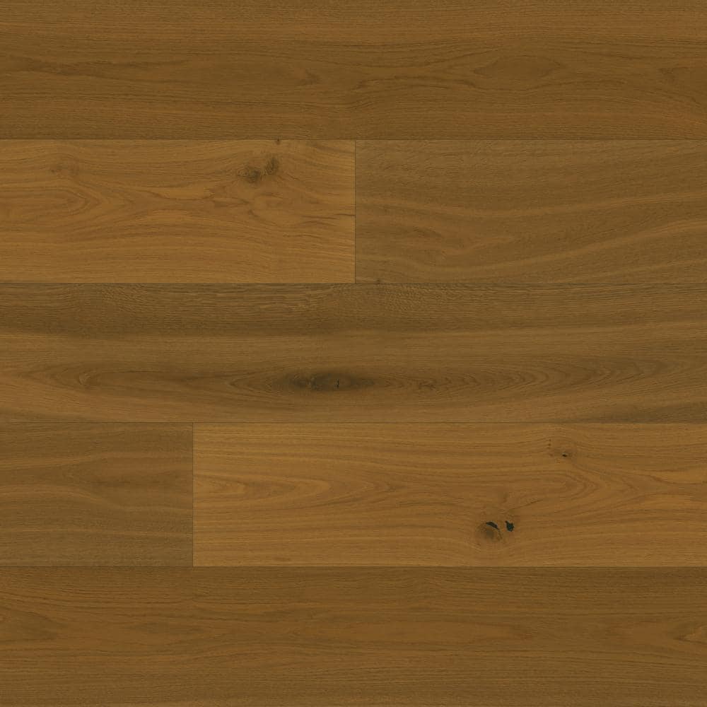 Sample - Laguna French Oak Cove 0.16 in. T x 9.5 in. W Click-Lock Wire Brushed Engineered Hardwood Flooring price history on PriceWatchPro