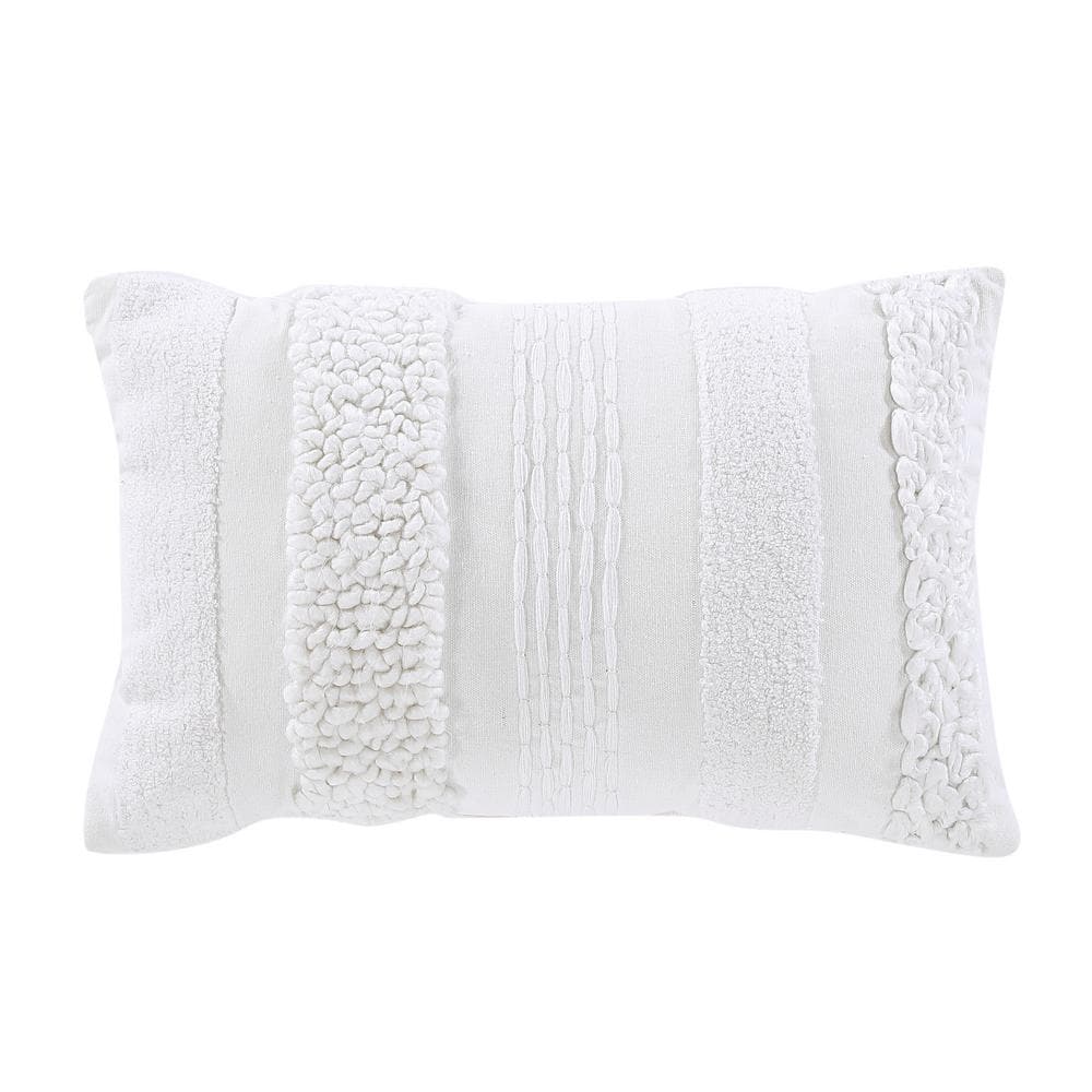 Loloi White 13x35 Rectangular Throw Pillow - #46X00