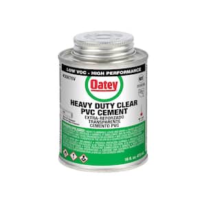 16 oz. Heavy-Duty Clear PVC Cement - California Compliant