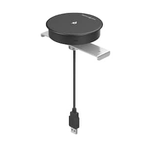 Wiremold Qi Certified Flush Mount Embedded Wireless Charging Puck for Furniture