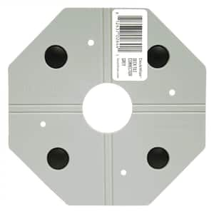 WiseTile Concrete Grey Hardwood Deck Tile Connector