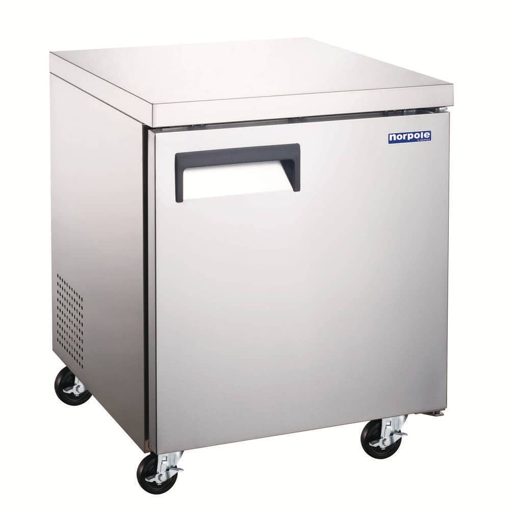 E-Series 27 in. 6 cu. ft. Single Door Under Counter Refrigerator in Stainless Steel price history on PriceWatchPro