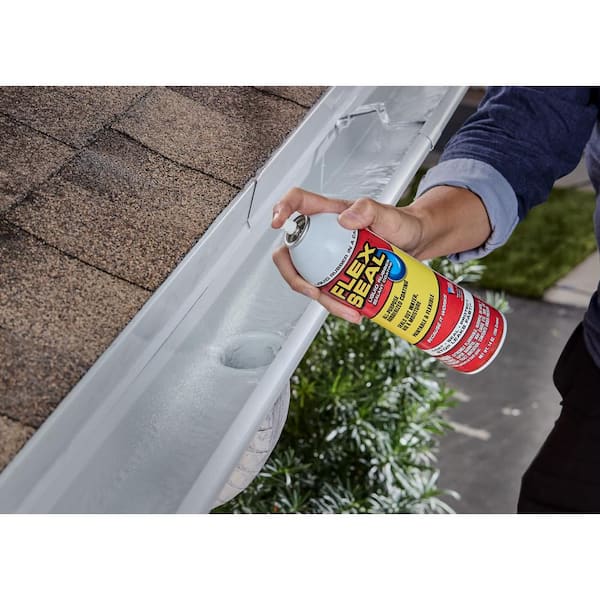Flex Seal White 14 oz. Aerosol Liquid Rubber Sealant Coating Spray Paint (6-Pack)