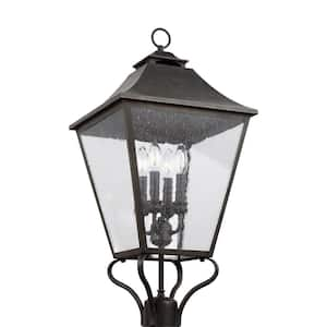 Generation Lighting Galena 4-Light Sable Outdoor Pendant Light ...