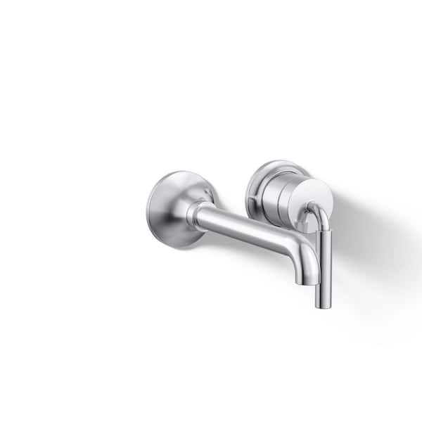 KOHLER Tone Single-Handle Wall-Mounted Faucet in Polished Chrome