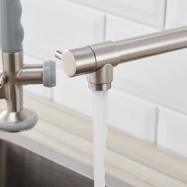 AIMADI Single Handle Pull Down Sprayer Kitchen Faucet with
