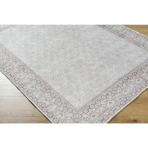 Livabliss x Our PNW Home Cream/Tan 5 ft. x 7 ft. Rainier Cottage Indoor Area Rug