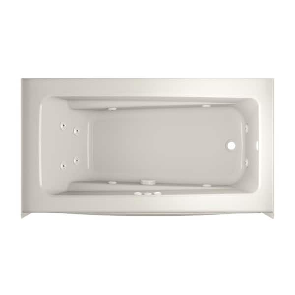 JACUZZI Primo 60 in. x 32 in. Whirlpool Bathtub with Right Drain in Oyster