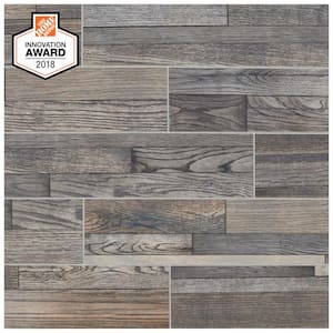 Pewter Wood 6 in. x 24 in. Glazed Porcelain Floor and Wall Tile (14.55 sq. ft. / case)