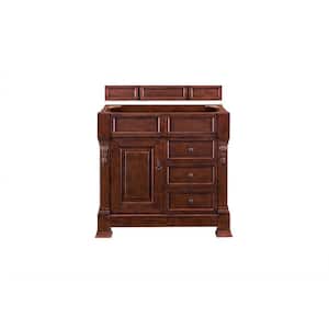 Brookfield 36 in. W x 22.8 in.D x 33.5 in.H Single Bath Vanity Cabinet Without Top in Warm Cherry