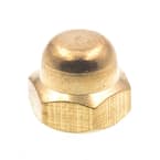 6/32 Brass Cap Nuts Pack of 12 