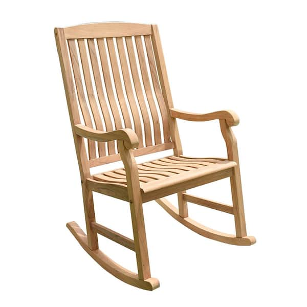 teak wood rocker