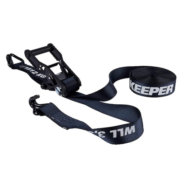 Keeper Extreme Webbing Combat Ratchet Tie-Down 27 ft. x 2 in. 3,333 lbs. (2-Pack)