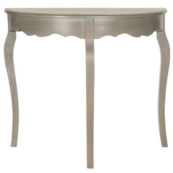 SAFAVIEH Aggie 34 in. Blue/Green Wood Console Table