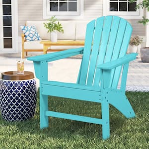 Classic Turquoise Blue Composite of Adirondack Chair
