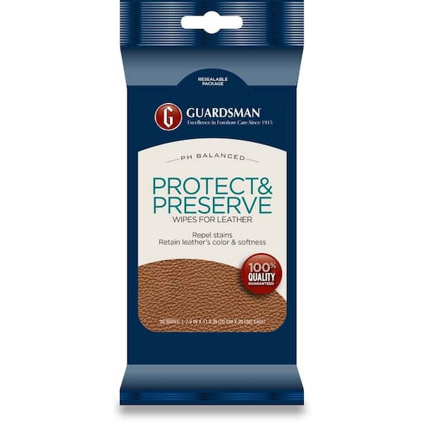 Guardsman Protect and Preserve Leather Wipes
