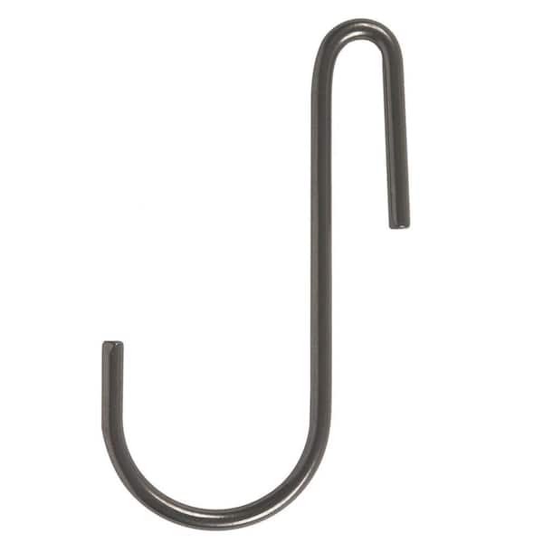 Handcrafted 4.5 in. Basket Hooks Hammered Steel (6 Pack)