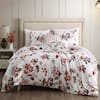 BEBEJAN Red Floral Vine 100% Cotton 230 Thread Count 5-Piece Reversible  Comforter Set BBJ1014 - The Home Depot