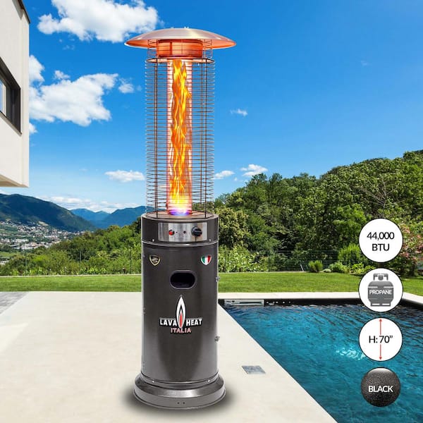 HotShot 46,000 BTU Bronze Rapid Induction Patio Heater with Large