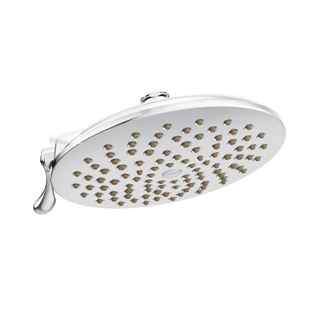 MOEN Velocity 2-Spray 8 in. Single Wall Mount Fixed Adjustable Spray Shower Head in Chrome