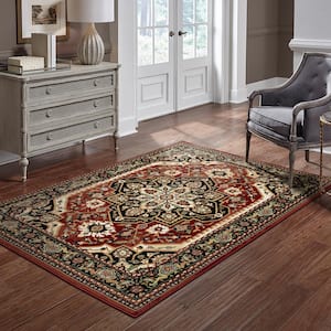 Bazaar Lenox Red 7 ft 10 in X 10 ft Area Rug