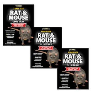 Rat and Mouse Glue Trap Super-Size with Lure (3-Pack)