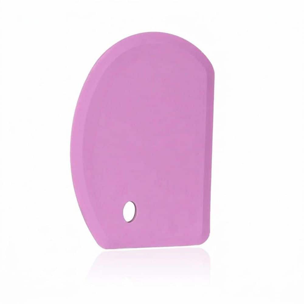 Flexible Silicone Bowl Scraper Stainless Steel Core Purple Heat Resistant Baking Dough Bench Dish Pan Scraper 1-Pack price history on PriceWatchPro
