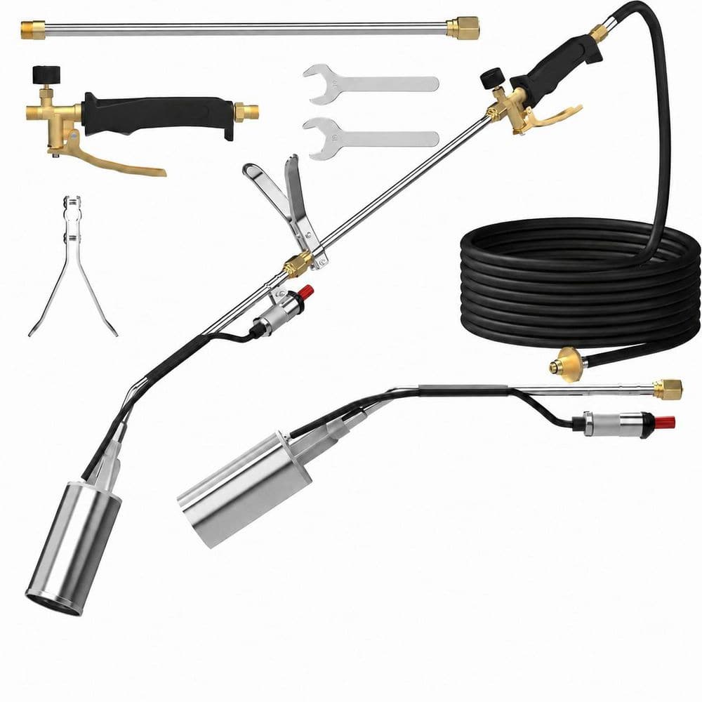 Propane Torch Weed Burner High Output 340000 BTU with 11.5FT Hose, Igniter, Flame Control for Weeding, Snow price history on PriceWatchPro