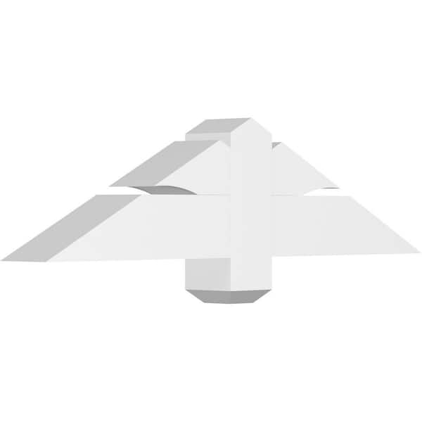 Ekena Millwork Redmond 36 in. W x 9 in. H x 4 in. D Signature Polyurethane Bracket