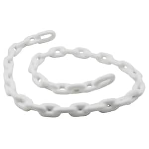 BoatTector PVC-Coated Anchor Lead Chain - 1/4 in. x 4 ft., White