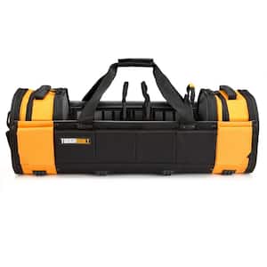 30" Black Modular Tote with 68 pockets and heavy-duty reinforced materials, including 6 reconfigurable components