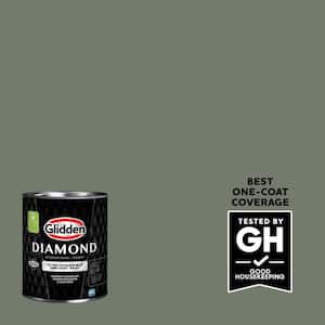 Glidden Premium 1 gal. PPG1128-6 Thyme Green Flat Interior Latex