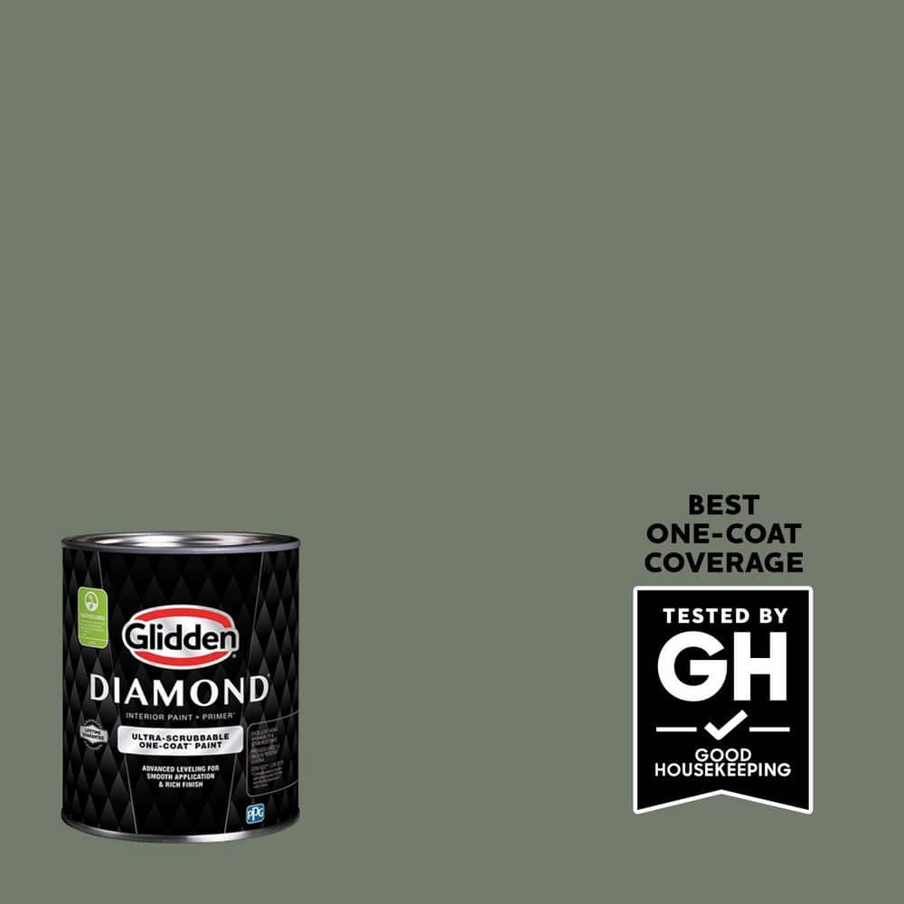1 qt. PPG1128-6 Thyme Green Satin Interior Paint with Primer price history on PriceWatchPro