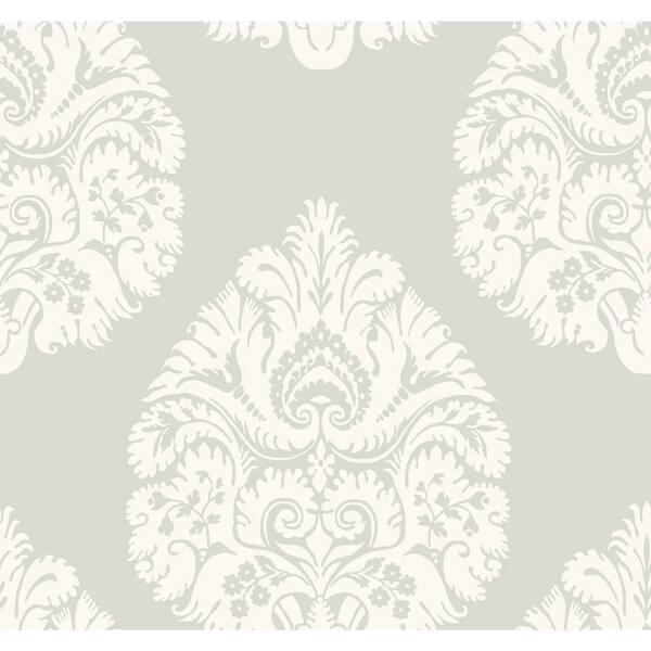 Advantage Piers Rose Gold Texture Damask Strippable Wallpaper