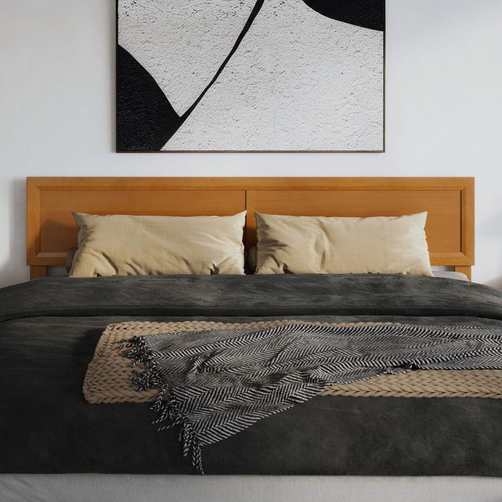 Sophia Black Wood Queen Headboard - thumbnail 9